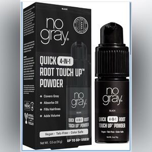 No Gray Black Quick 4-in-1 Root Touch Up Powder